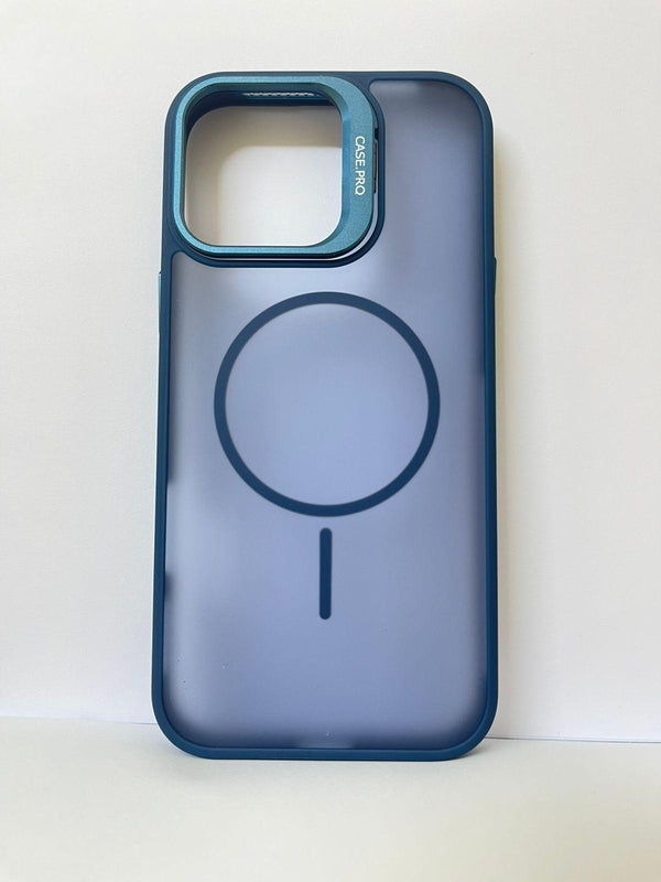 MOBILE CASE FOR IPHONE 16 PRO MAX BLUE - كفر ماك سيف للايفون 16 برو ماكس ازرق