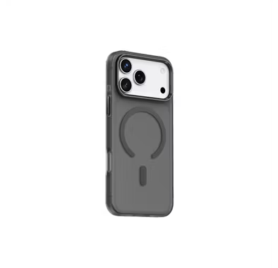 Green Lion  MATTE MAGSAFE X for 17pro max Black Titanium - كفر ايفون 17 برو ماكس ماك سيف مات من كرين اسود تيتانيوم