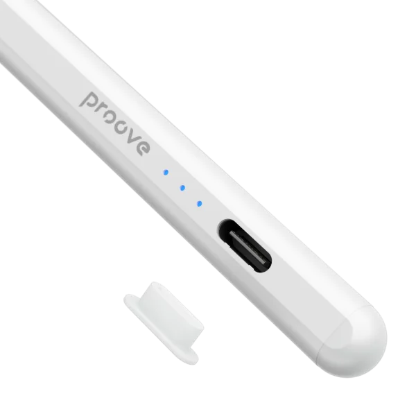 Proove Stylus Magic Wand ( ASP-01 Active Version white) - قلم ايباد ستايلس ماجيك اصدار نشط متوافق مع ايباد ابل 2018 فما فوق من بروف ابيض