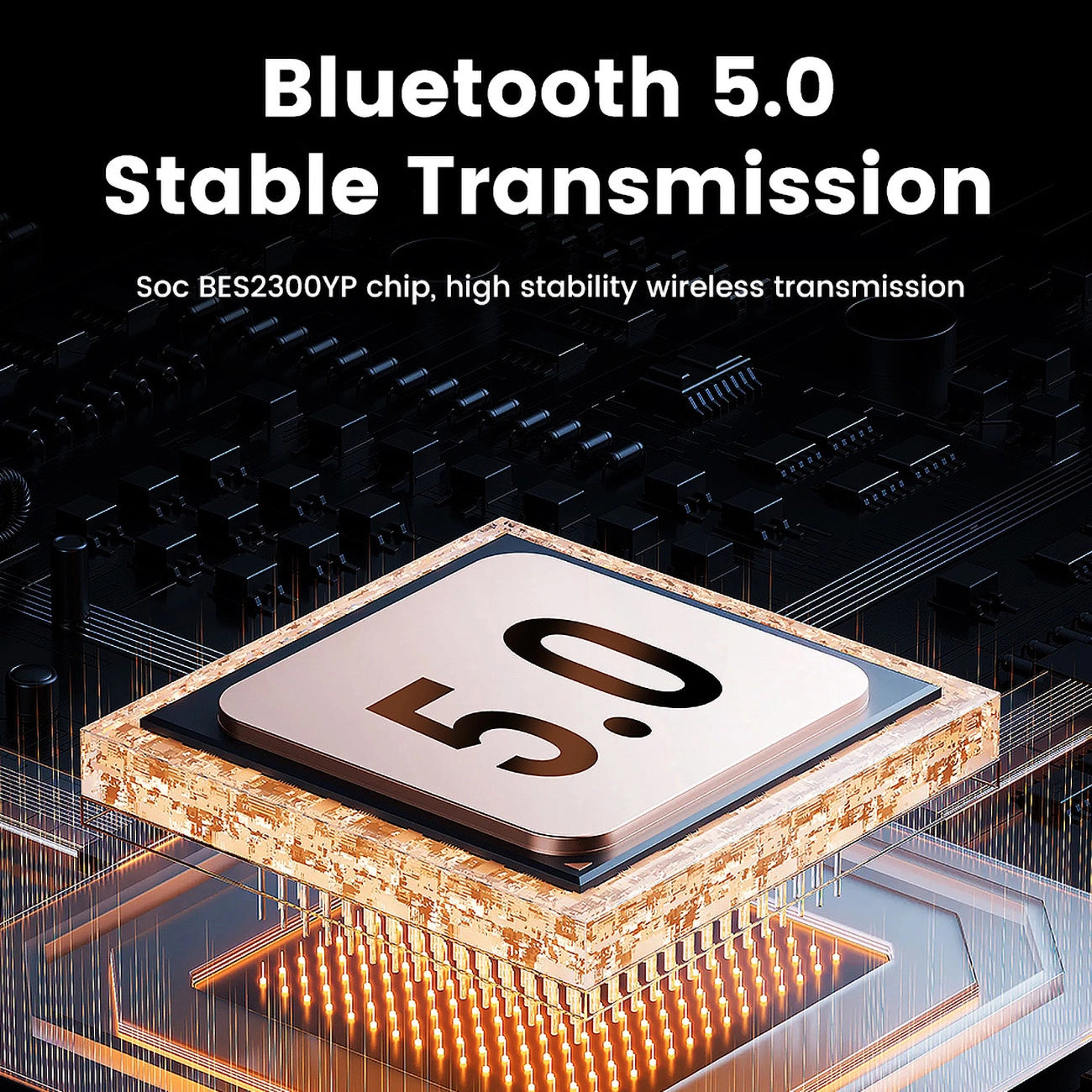 UGREEN HiTune Max5 Headphone ANC BLACK - سماعات بلوتوث هيدسيت مع خاصية الغاء الضوضاء النشط من يوكرين اسود