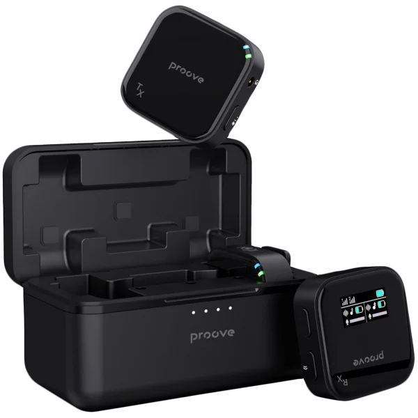 Proove Wireless Microphone System Studio black  - نك مايك لاسلكي من بروف