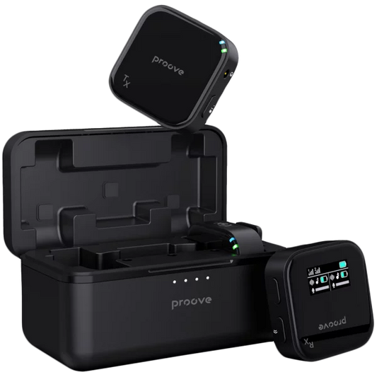 Proove Wireless Microphone System Studio black  - نك مايك لاسلكي من بروف