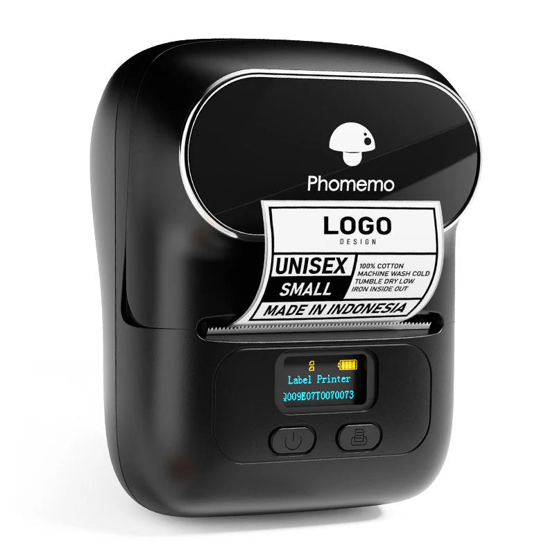 M110 PORTABLE PRINTER BLACK - طابعة ملصقات حرارية محمولة