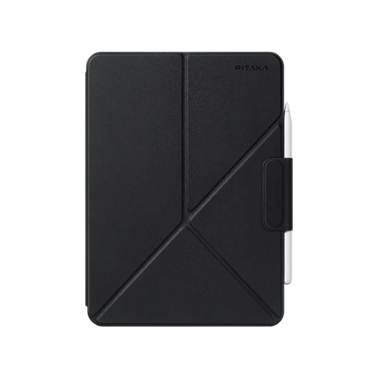 PITAKA MAGEZ FOLIO 2 FOR IPAD PRO 11 2024 BLACK/GRAY - كفر ايباد برو 11 2024 فائق النحافة من بيتاكا اسود/رمادي