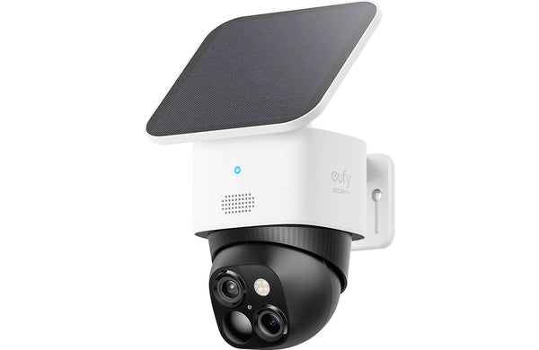 ANKER EUFY SECURITY CAM SOLOCAM S340 360 - كاميرا مراقبة خارجية مزدوجة العدسة تعمل بالطاقة الشمسية من انكر