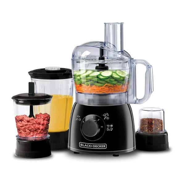 Black&Decker KR43-B5 Kitchen Robot Deluxe - محضرة طعام متعددة الاستخدامات من بلاك اند ديكر