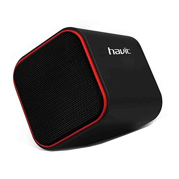 Havit HV-SK473 USB2.0 Speakers Black + Red  - سبيكر سلكي صغير 6 واط من هافيت