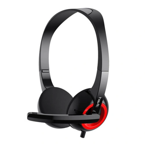 Havit H202d gaming Wired headphone 3.5 m Black - سماعات هيدسيت سلكية للالعاب من هافيت