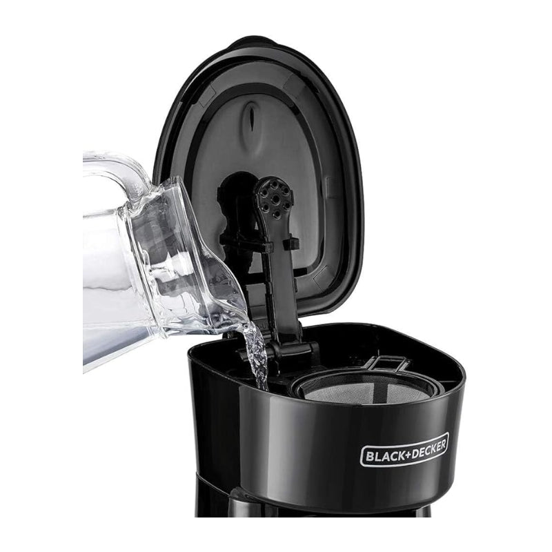 Black&Decker DCT10-B5 Coffee maker with travel mug - ماكنة تحضير القهوة بقدرة 650 واط مع كوب سفر من بلاك اند ديكر