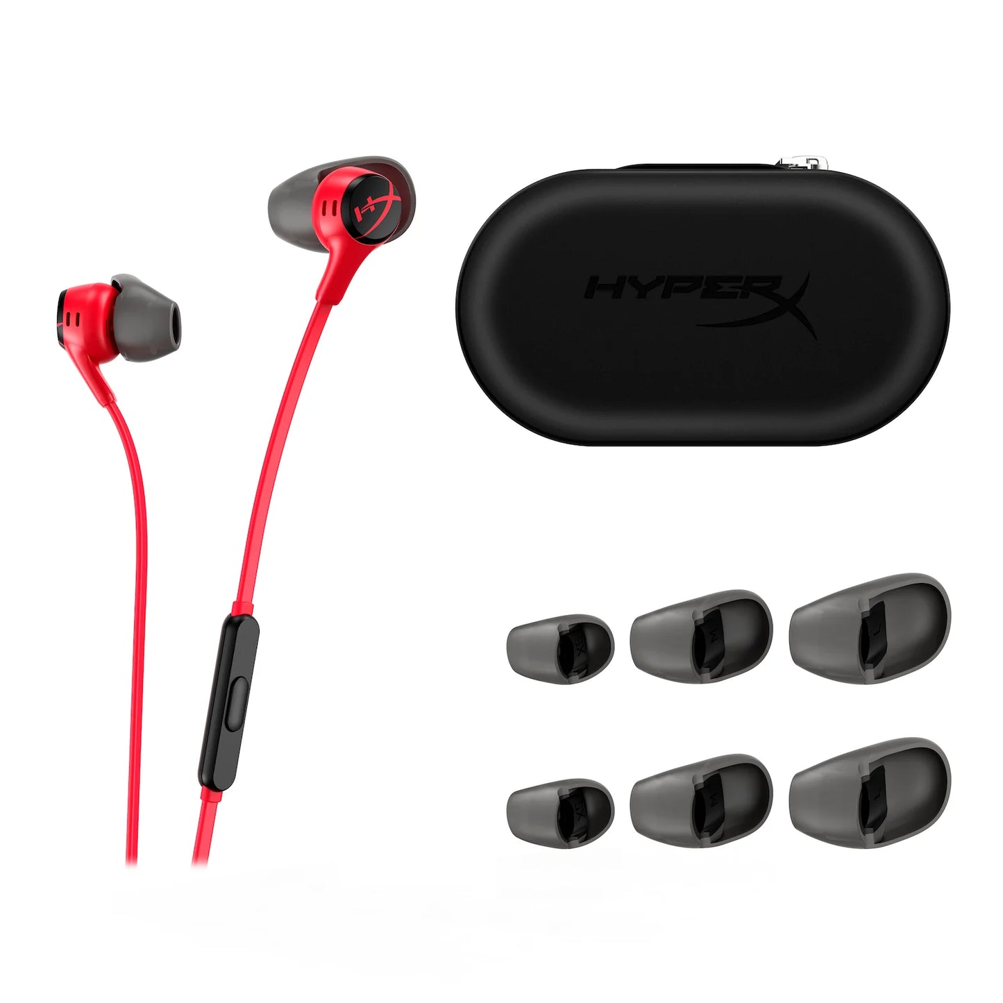 HYPERX EARBUDS II - سماعات اوكس 3.5 ملم للالعاب من هايبر اكس