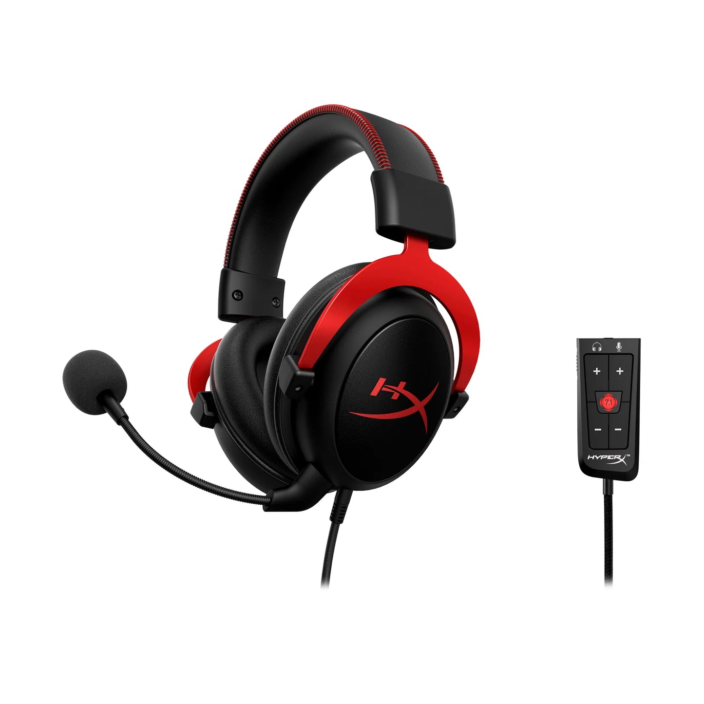 HYPERX CLOUD II - سماعات هيدسيت للالعاب بصوت محيطي 7.1 من هايبر اكس