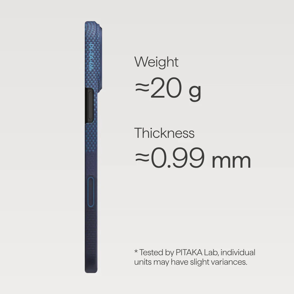 PITAKA ULTRA SLIM CASE FOR IPHONE 17 PRO MAX OVER THE HORIZON - كفر ايفون 17 برو ماكس فائق النحافة ماك سيف من بيتاكا