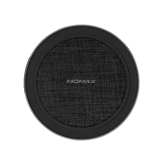 Momax Q.Pad 5 15W Wireless Charger Black - شاحن هاتف لاسلكي 15 واط من موماكس اسود