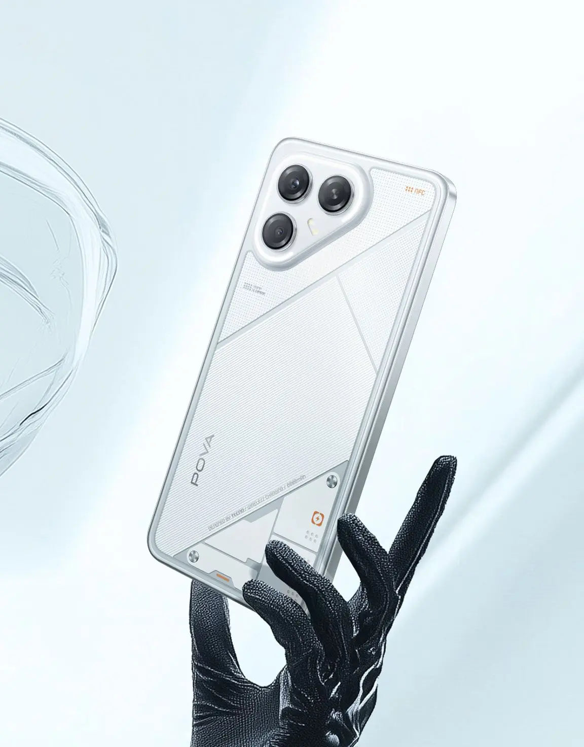 Tecno Pova 7 Ultra 5G 12+256GB Geek White - تكنو بوفا 7 الترا 5 جي 256/12 جيجابايت ابيض