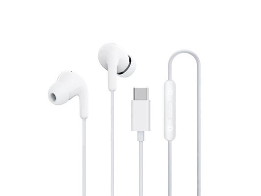 Xiaomi Type-C Earphone White  - سماعات تايب سي سلكية من شاومي ابيض