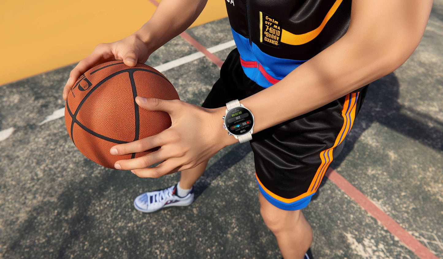 Kieslect Smart Calling Watch Kr 3 Sunset Gold - ساعة ذكية مع ميزة المكالمات من كيسليكت