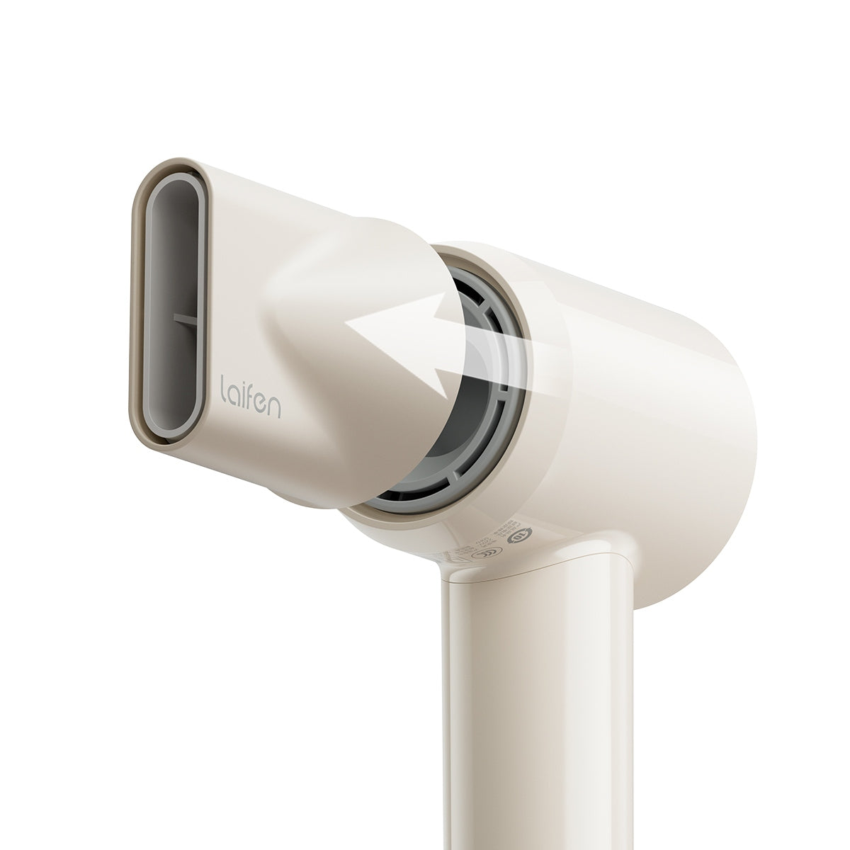 LAIFEN HAIR DRYER SE LITE GLOSSY TAN - شسوار الشعر 1400 واط من لايفن بني لامع