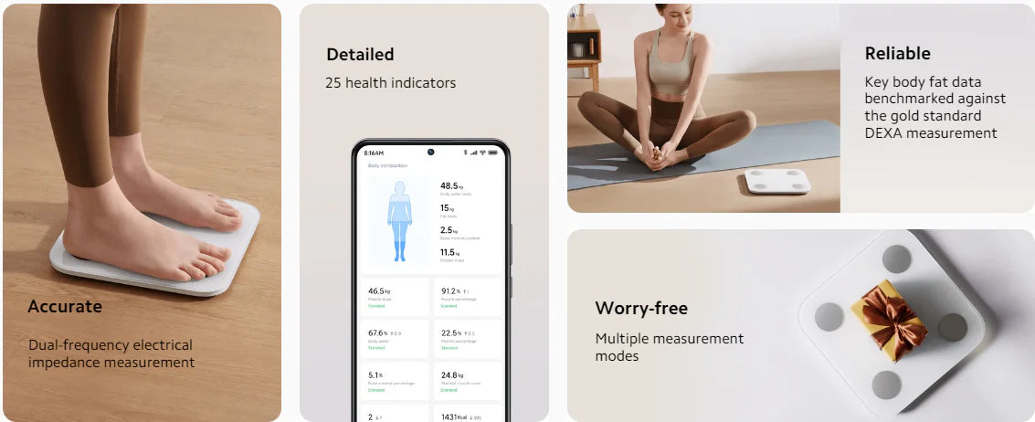 Xiaomi Body Composition Scale S400 - ميزان ذكي من شاومي