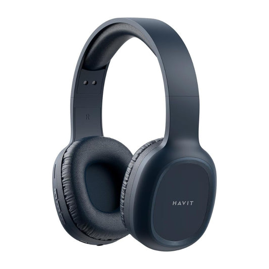 Havit H2590BT PRO Portable Design Hi-Fi Sound Bluetooth Headset Blue - سماعات بلوتوث هيدسيت من هافيت ازرق