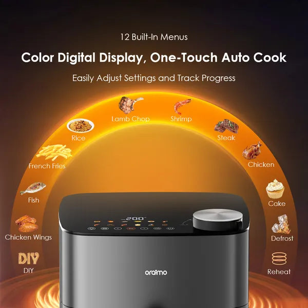 Oraimo NutriFry Max 8L 2000W Air Fryer - قلاية هوائية 2000 واط 8 لتر من اورايمو