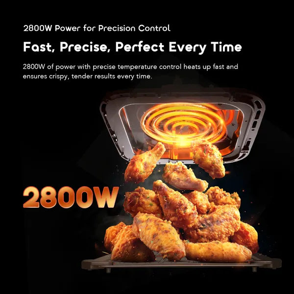 Oraimo NutriFry Duo 8L 2800W AirFrye - قلاية هوائية 2800 واط 8 لتر من اورايمو