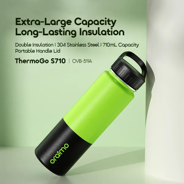 Oraimo ThermoGo 710ml Double Insulation Insulated Water Cup - مطارة 710 مل معزولة من اورايمو