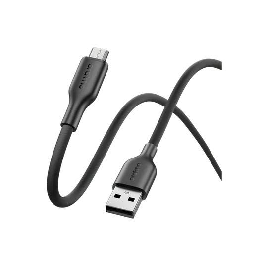 Oraimo Robust Line Data FAST CHARGING USB-A To MICRO-USB 1M 2A 10W BLACK - كيبل يو اس بي مايكرو 10 واط بطول 1 متر من اورايمو اسود