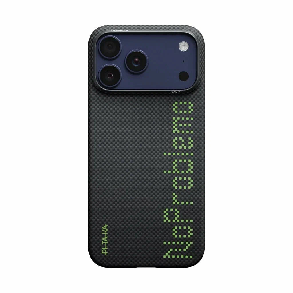 PITAKA ULTRA-SLIM CASE FOR IPHONE 17 PRO MAX NOPROBLEMO - كفر ايفون 17 برو ماكس ماك سيف فائق النحافة من بيتاكا