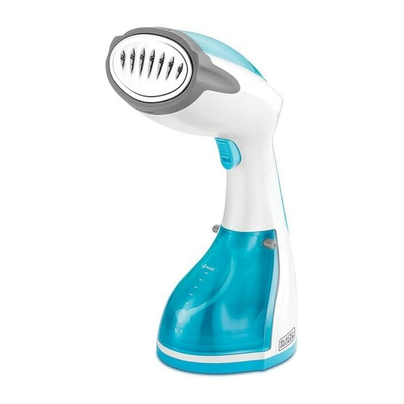 Black&Decker HST1200-B5 HANDY GARMENT STEAMER 1200W white/blue - مكوى بخارية يدوية بقدرة 1200 واط من بلاك اند ديكر