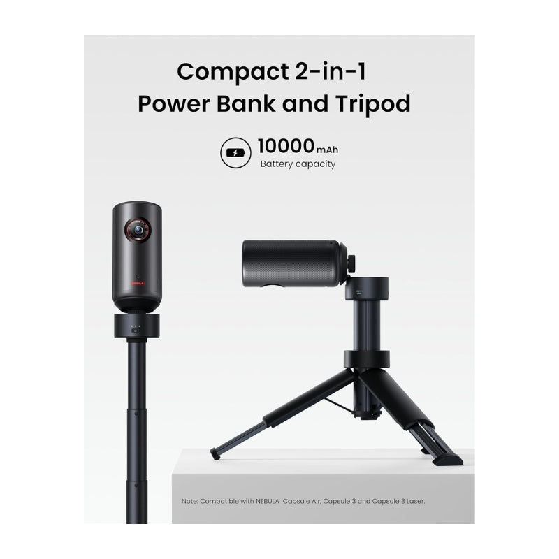 Anker Nebula Capsule Power Bank Tripods - ستاند داتا شو مع باوربنك  من انكر نيبولا