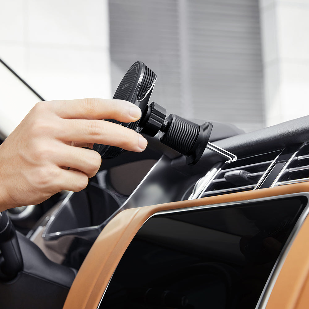 PITAKA MAGNETIC CAR PHONE HOLDER FOR AIR VENT QI2 - ستاند سيارة مغناطيسي بفتحة التبريد مع شحن لاسلكي من بيتاكا