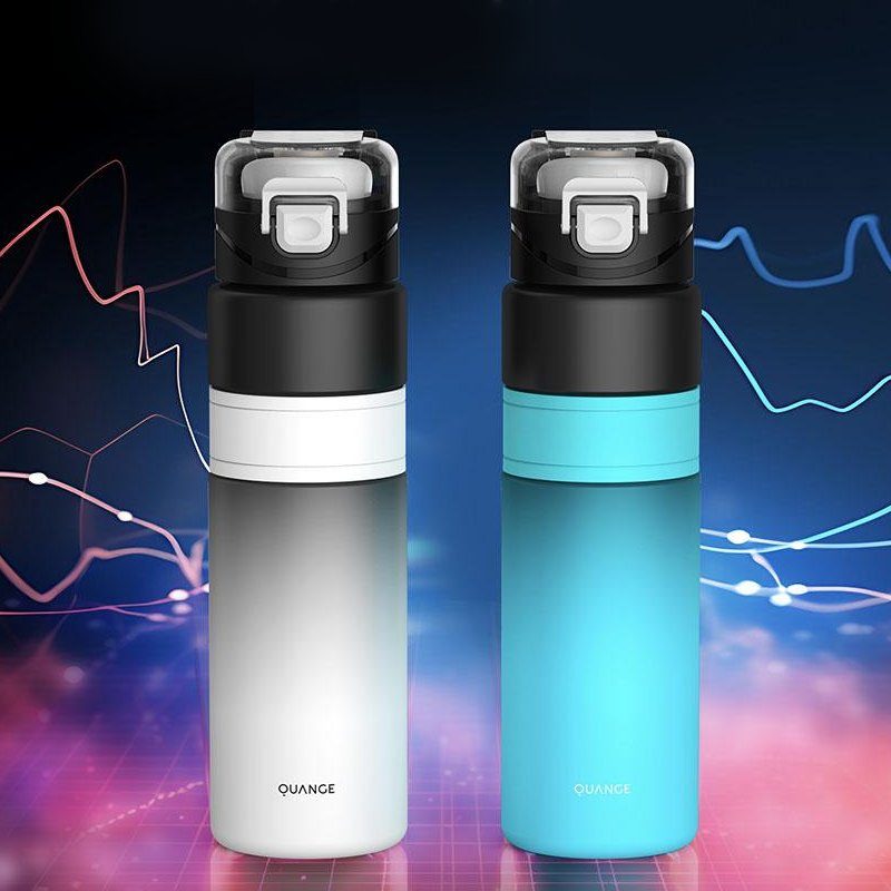 QUANGE 800ML POP UP CUP BLUE - مطارة رياضية 800 مل من كوانج ازرق