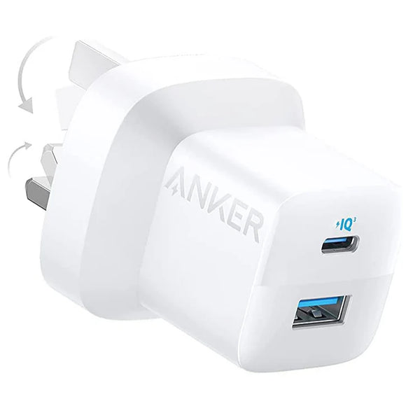 Anker 323 Dual Port Charger 33W Charger-  شاحن 33 واط من انكر