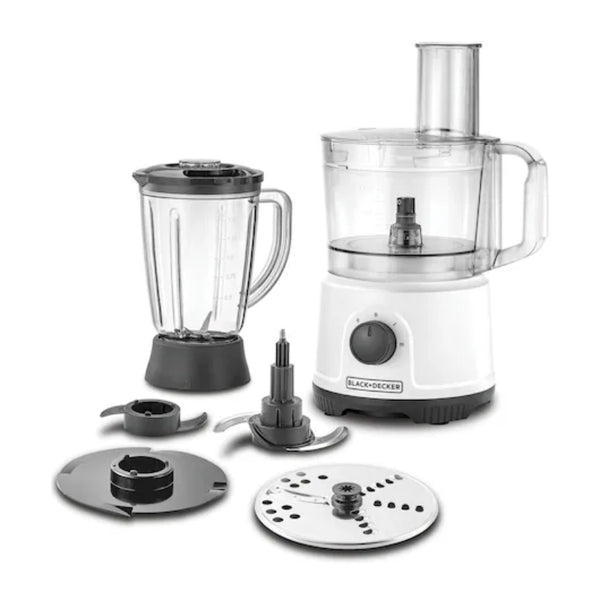 Black&Decker FX822-B5 Food processor 800W White - محضرة طعام 800 واط من بلاك اند ديكر