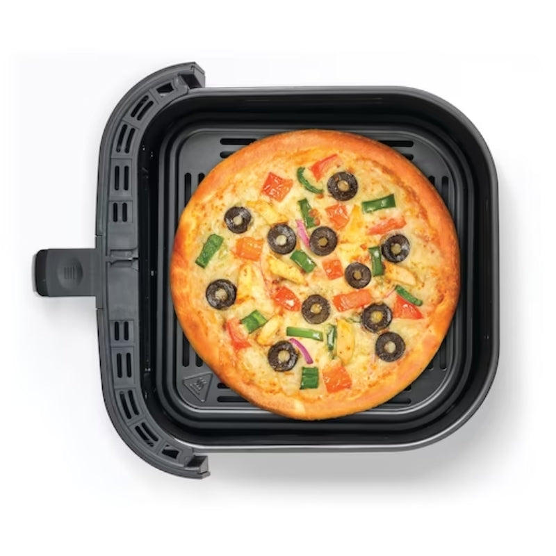 Black&Decker AF5800-B5 Air Fryer 8.5L black/silver - قلاية هوائية رقمية بسعة 8.5 لتر وبقدرة 1800 واط متعددة الوظائف 12 في 1 من بلاك اند ديكر