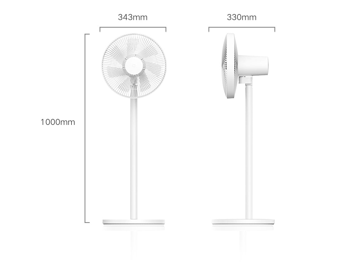 MI SMART STANDING FAN 2 LITE - مروحة شاومي الذكية 2 لايت – ارضية/مكتبية