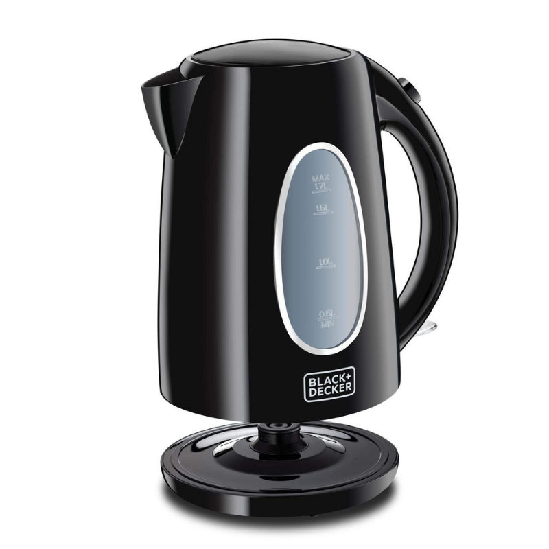 Black&Decker JC69-B5 1.7L Plastic kettle - غلاية بلاستيكية بسعة 1.7 لتر وبقدرة 2200 واط من بلاك اند ديكر