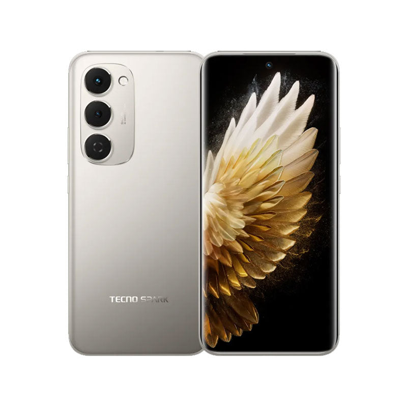 Tecno Spark 40 pro+ 8+256GB Moon Titanium - تكنو سبارك 40 برو بلس 256+8 جيجابايت تيتانيوم الطبيعي
