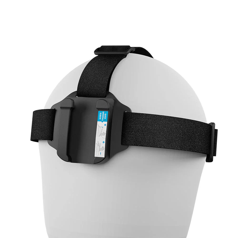 TELESIN 2-in-1 Hat Clip Quick Release Headband - حزام الرأس للكاميرا سريع الفتح مع مشبك القبعة من تيليسن