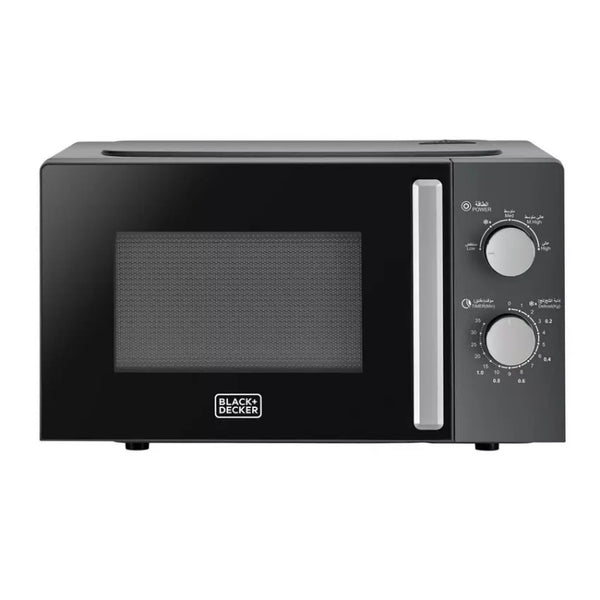 Black&Decker MZ2015P-B5 20Ltr Solo Microwave Oven 50Hz/Grey - مايكروويف بقوة 700 واط وبسعة 20 لتر من بلاك اند ديكر