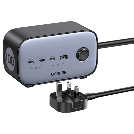 UGREEN Power Strip DigiNest Pro Power 100W Type 3C1A - شاحن 100 واط متعدد المنافذ من يوكرين