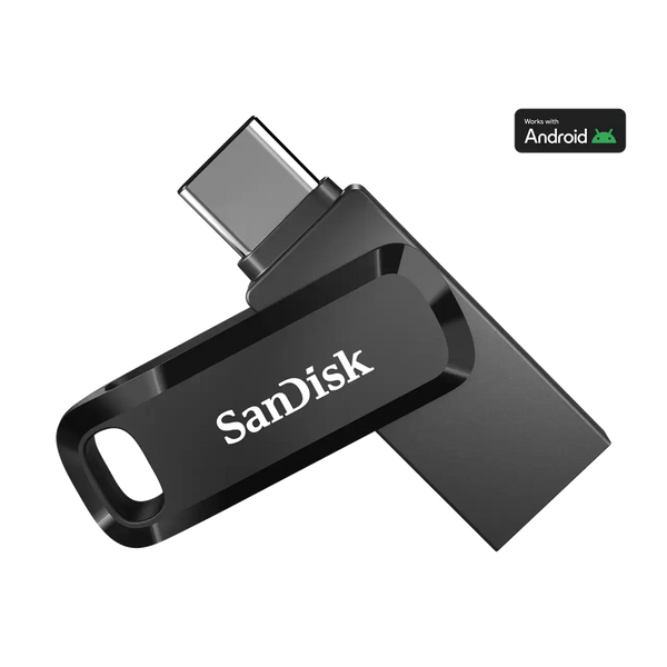 SanDisk Ultra Dual Drive Go USB Type C Flash Drive 128 GB - فلاش ميموري يو اس بي  تايب سي 128 جيجابايت من سان دسك