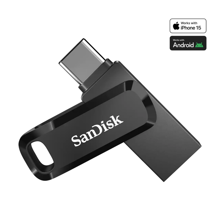 SanDisk  Ultra Dual Drive Go USB Type C Flash Drive 256 GB -فلاش تايب سي 256 جيجابايت من سان دسك