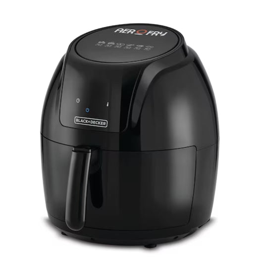 Black&Decker AF625-B5 Air Fryer 5.6L black - قلاية هوائية رقمية بسعة 5.6 لتر وبقدرة 1800 واط من بلاك اند ديكر