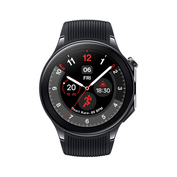 OnePlus Watch 2 Black Steel - ساعة ذكية من وان بلس اسود