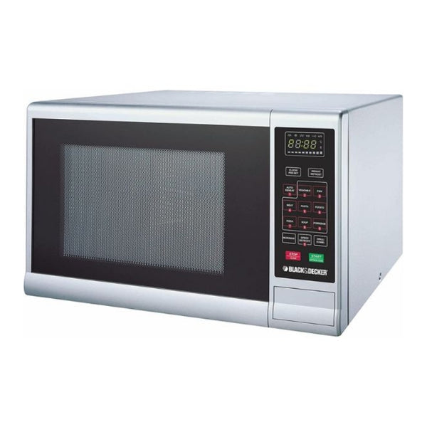 Black&Decker MZ3000PG-B5 30L Microwave oven with grill - مايكروويف مع شواية بقوة 900 واط وبسعة 30 لتر من بلاك اند ديكر
