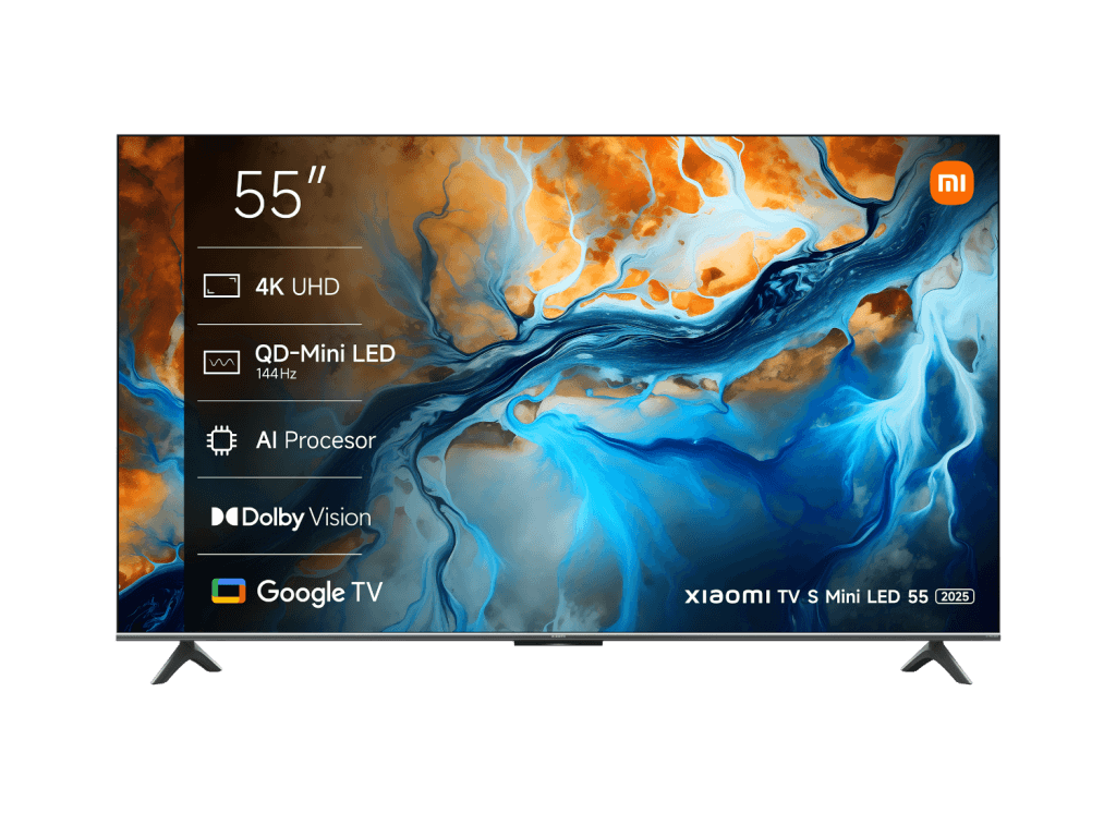 XIAOMI TV S MINI LED 55 INCH - تلفزيون ذكي 55 بوصة من شاومي