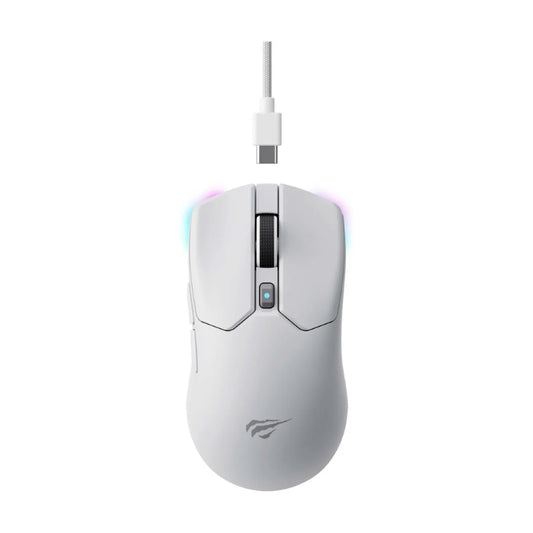 Havit MS974WB Wirelss gaming mouse White - ماوس لاسلكي للالعاب من هافيت ابيض