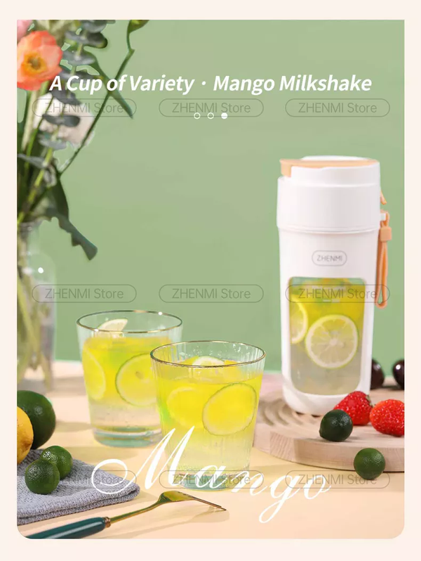 ZHENMI JUICER CUP ZJ5 340ML - خلاط محمول 340 مل من شاومي