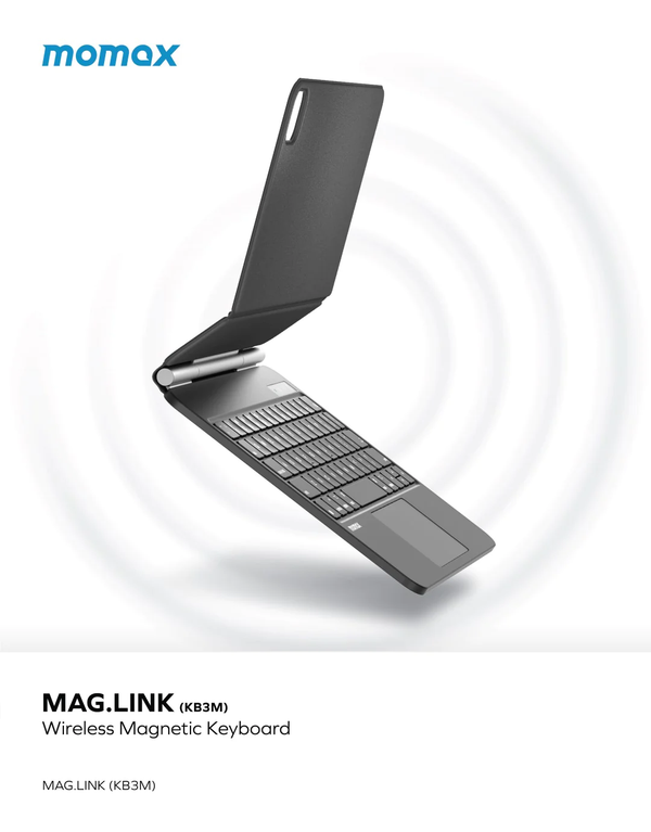 MOMAX MAG.LINK WIRELESS KEYBOARD KBM3 11 INCH - كيبورد موماكس للايباد